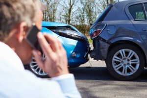 Driver,Making,Phone,Call,After,Traffic,Accident